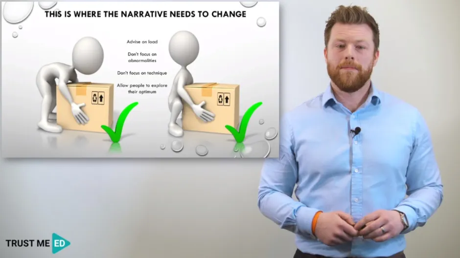 Lower back pain: shifting the narrative of back pain at work