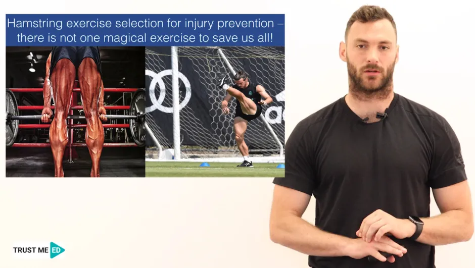 Hamstring exercise selection for injury prevention