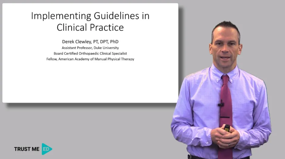Implementing Guidelines in Clinical Practice - Neck Pain