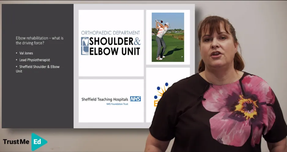 Elbow exam and rehab