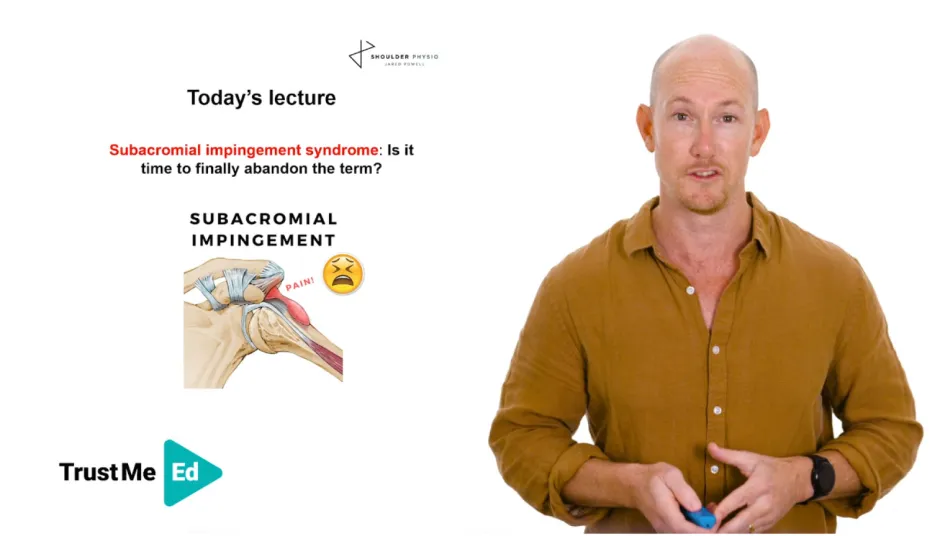 Subacromial impingement syndrome: Is it time to finally abandon the term?