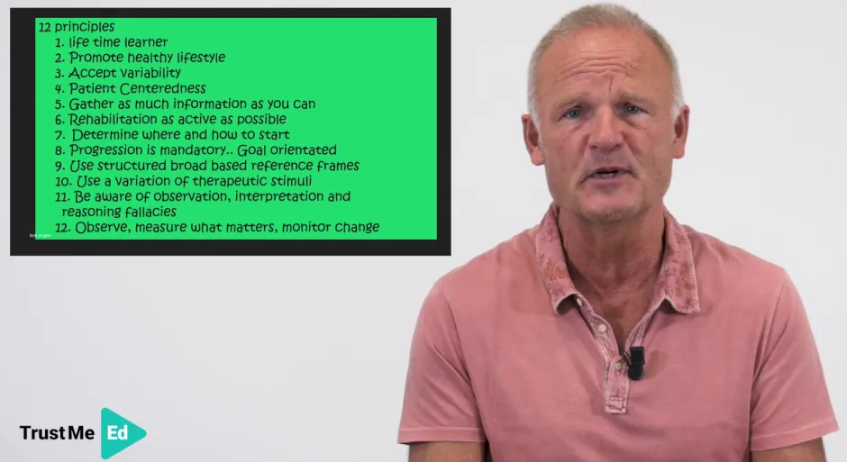 Rehabilitation Principles