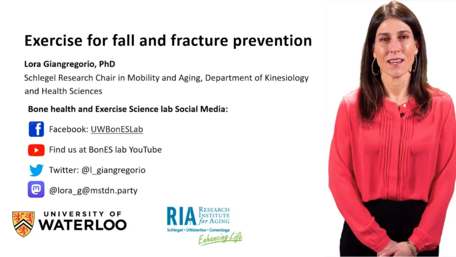 Exercise for Fall and Fracture Prevention
