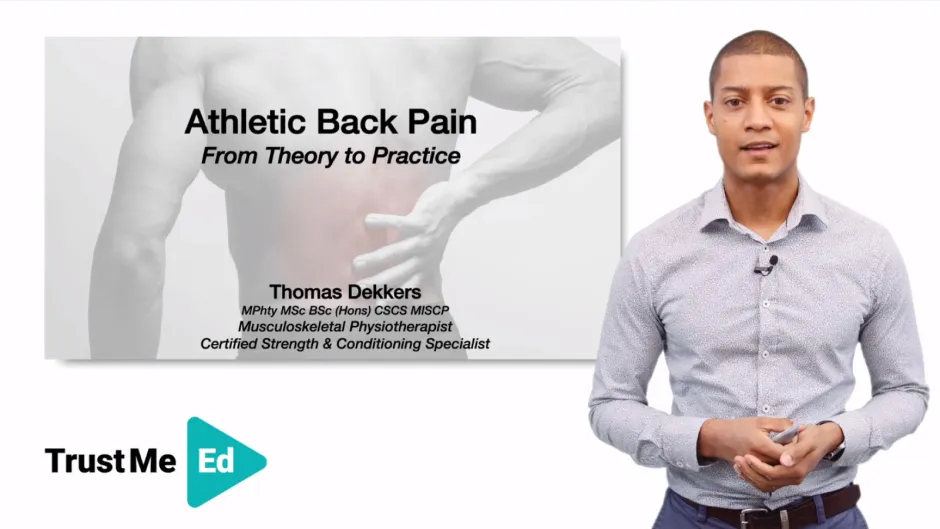 Athletic Back Pain: From Theory to Practice