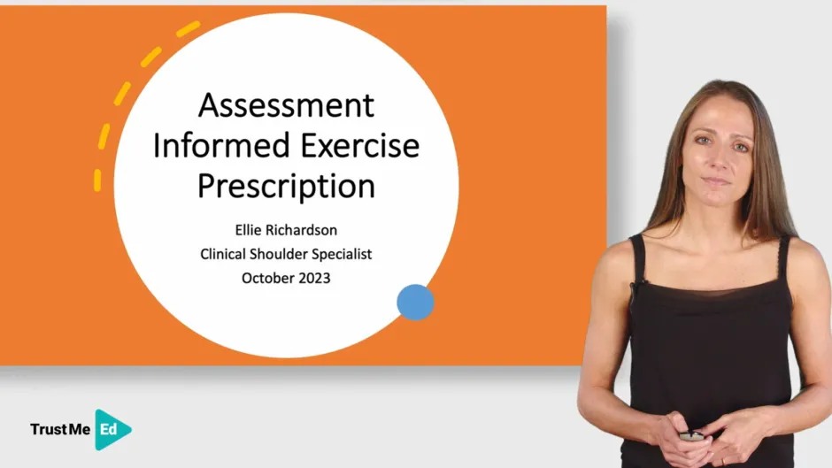 Shoulder rehab: Actionable assessment, objective evaluation & exercise prescription