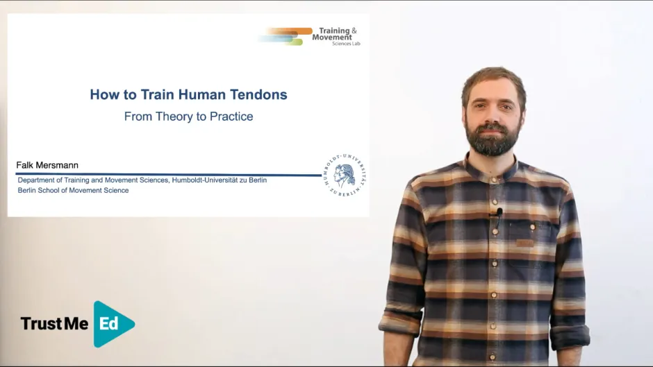 How to Train Human Tendons
