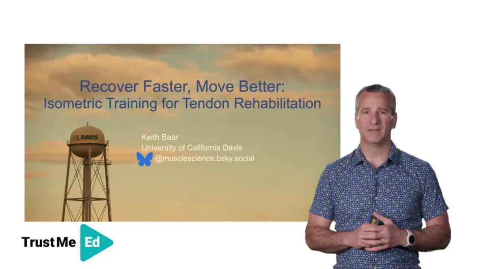 Recover Faster, Move Better: Isometric Training for Tendon Rehabilitation