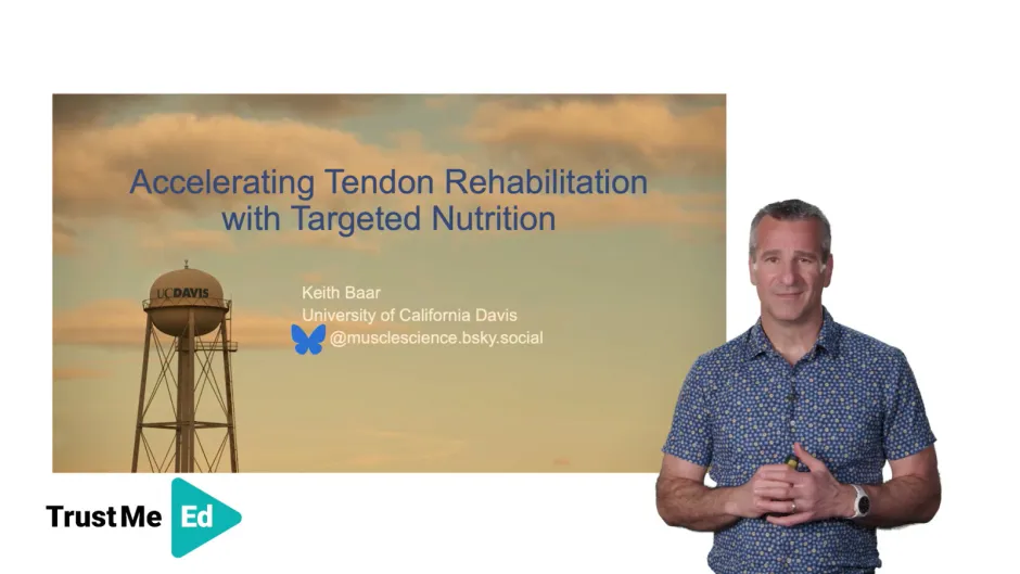 Accelerating Tendon Rehabilitation with Targeted Nutrition