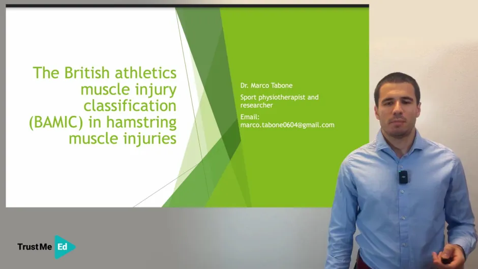 The British Athletics Muscle Injury Classification (BAMIC) in Hamstring Muscle Injuries